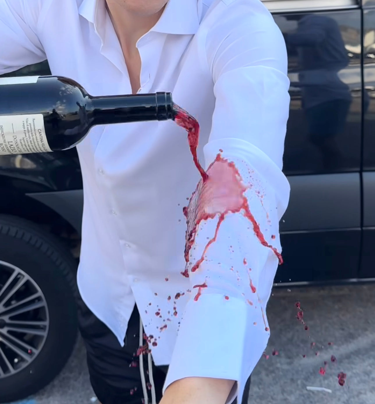 Stain-Resistant, Non-Iron Slim-Fit Shirt | White