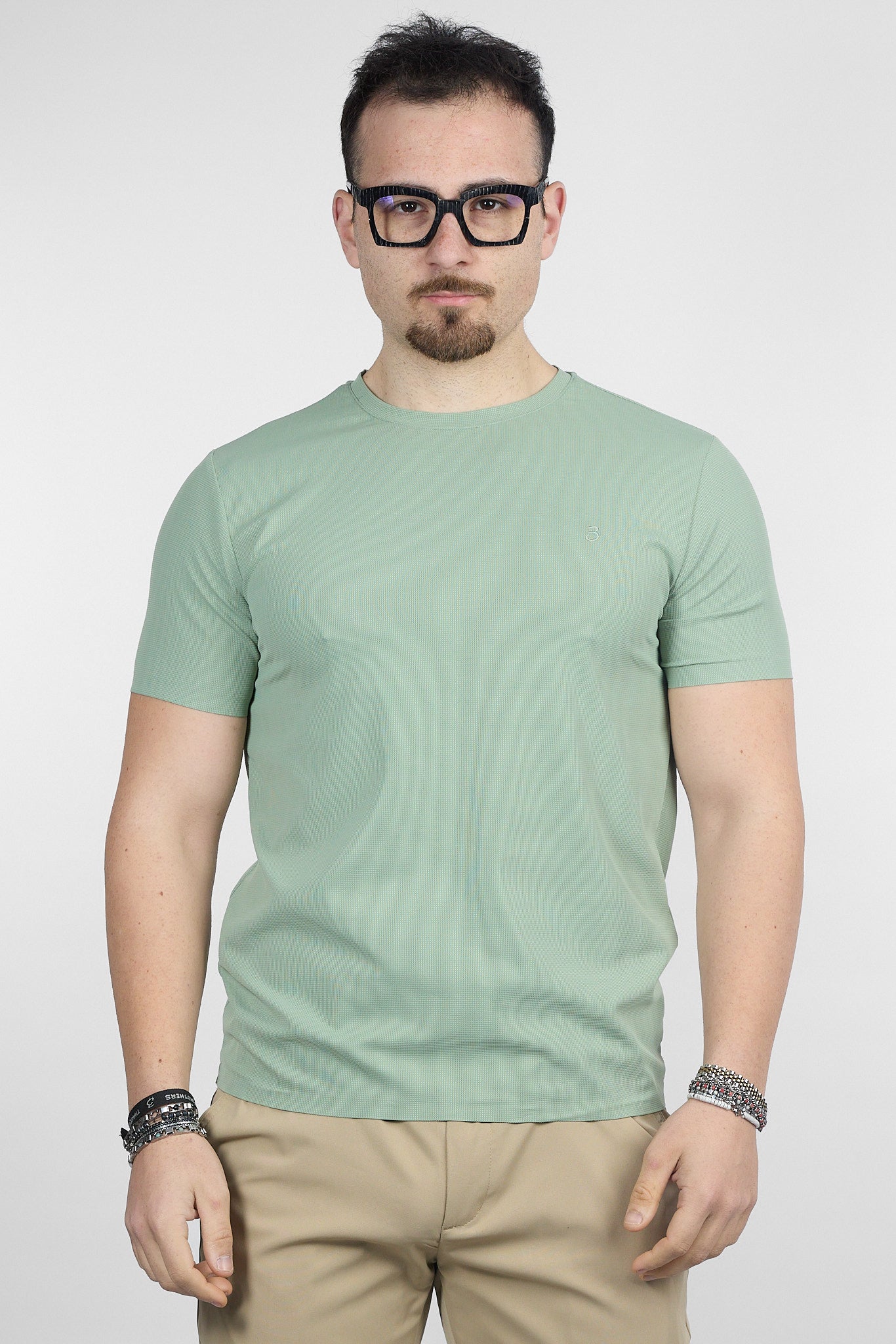 T-Shirt Mezza Manica Active No Stiro Lavorata 0503 | 2 per €30 | Mela
