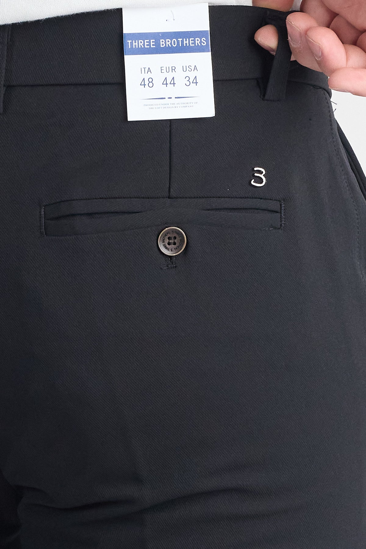Pantalone Active No Stiro Capri FL103 | 2 per €60 | Nero
