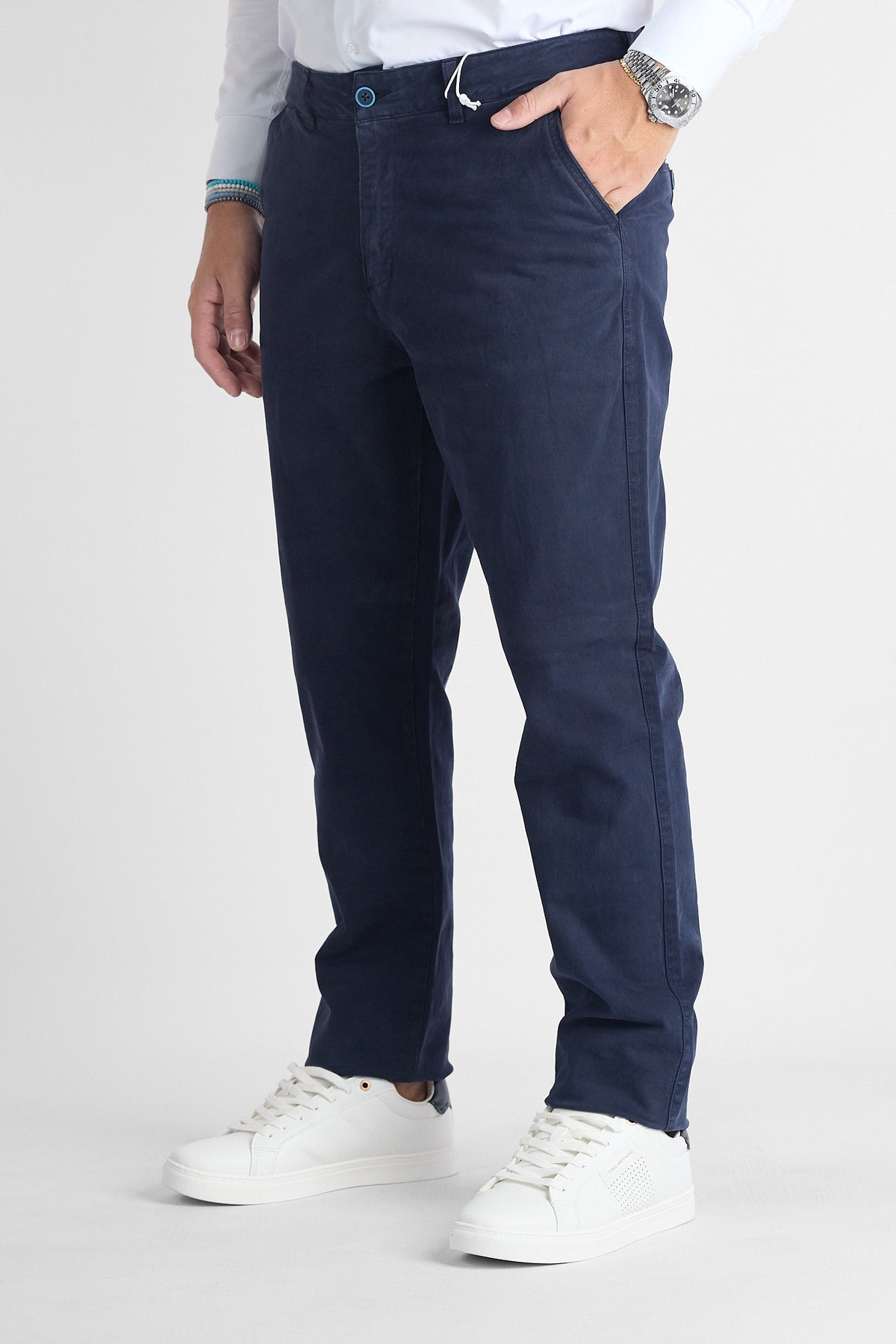 Pantalone Basic Regular Blu foto 1