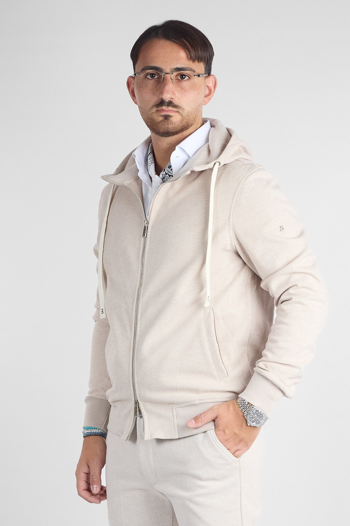 Felpa Effetto Lana FL101 | 2 per €60 | Beige