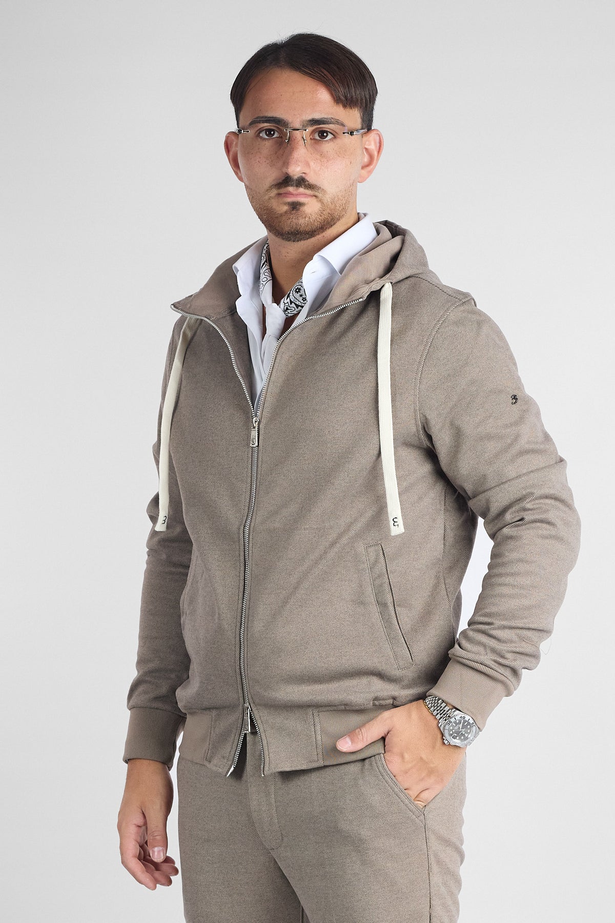 Felpa Effetto Lana FL101 | 2 per €60 | Marrone