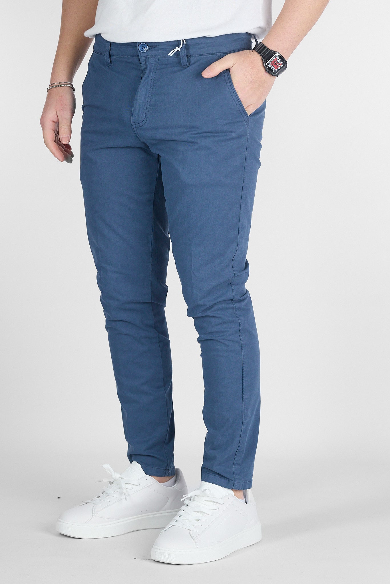 Pantalone Capri Basic in Cotone 009 | 2 per €50 | Royal