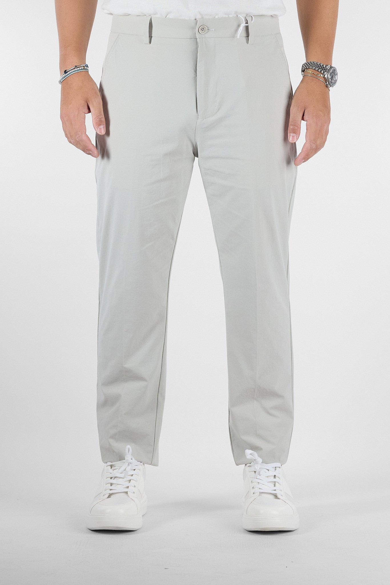 Pantalone Active No Stiro Semi Slim NS05 | 2 per €60 | Ghiaccio