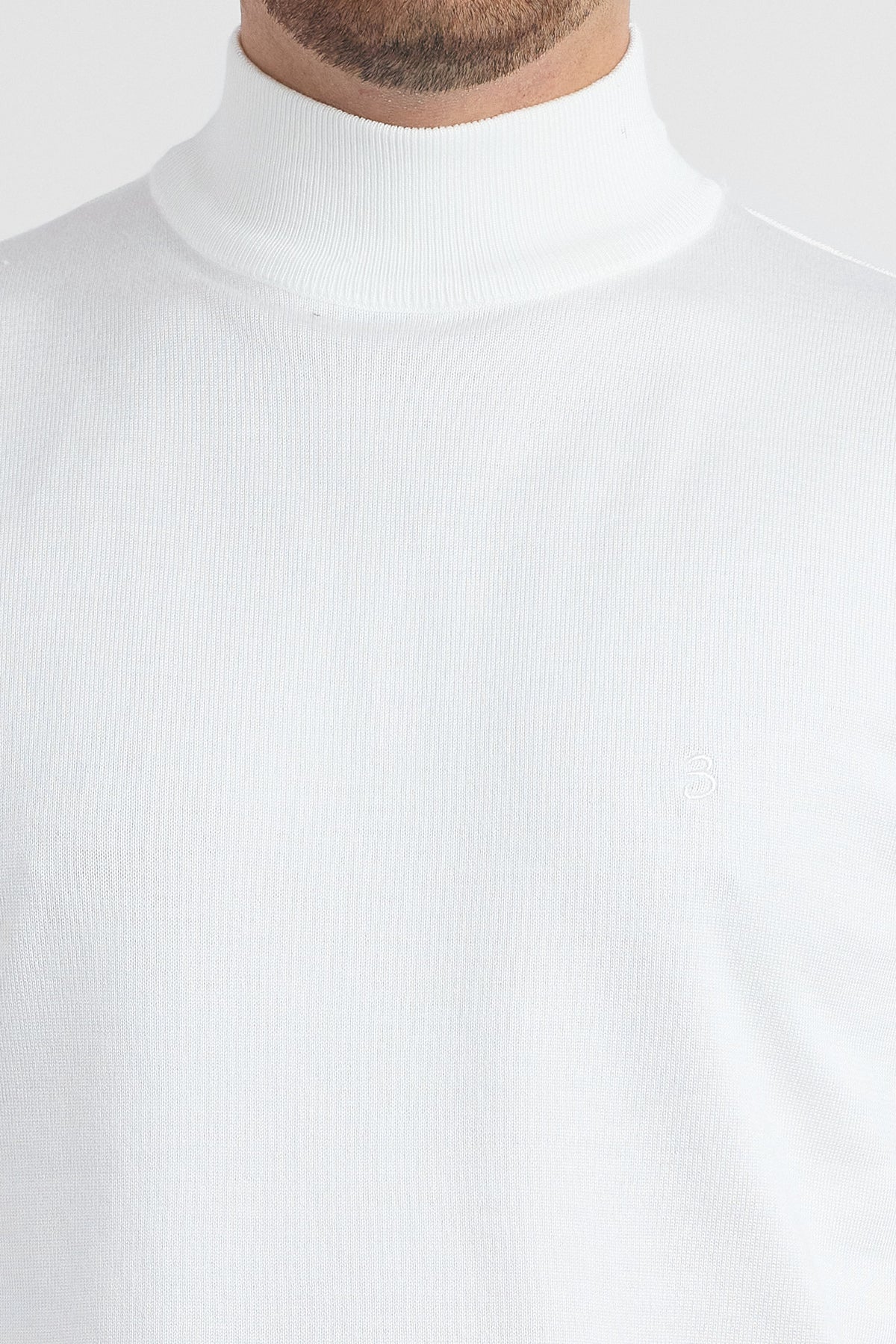 Pullover Lupetto 1/2 Collo Basic 6055 | 2 per €40 | Panna