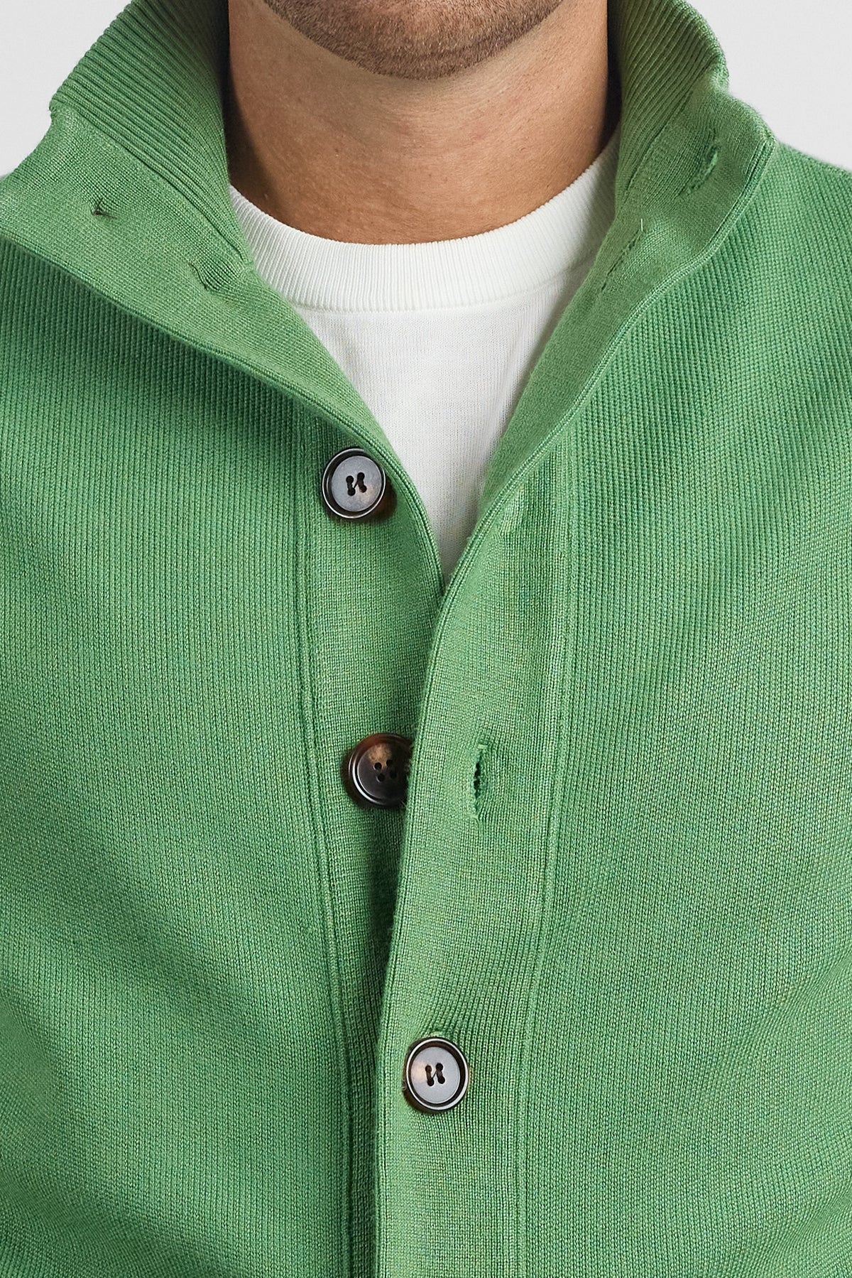 Cardigan Bottoni e Tasche 251069 | Verde