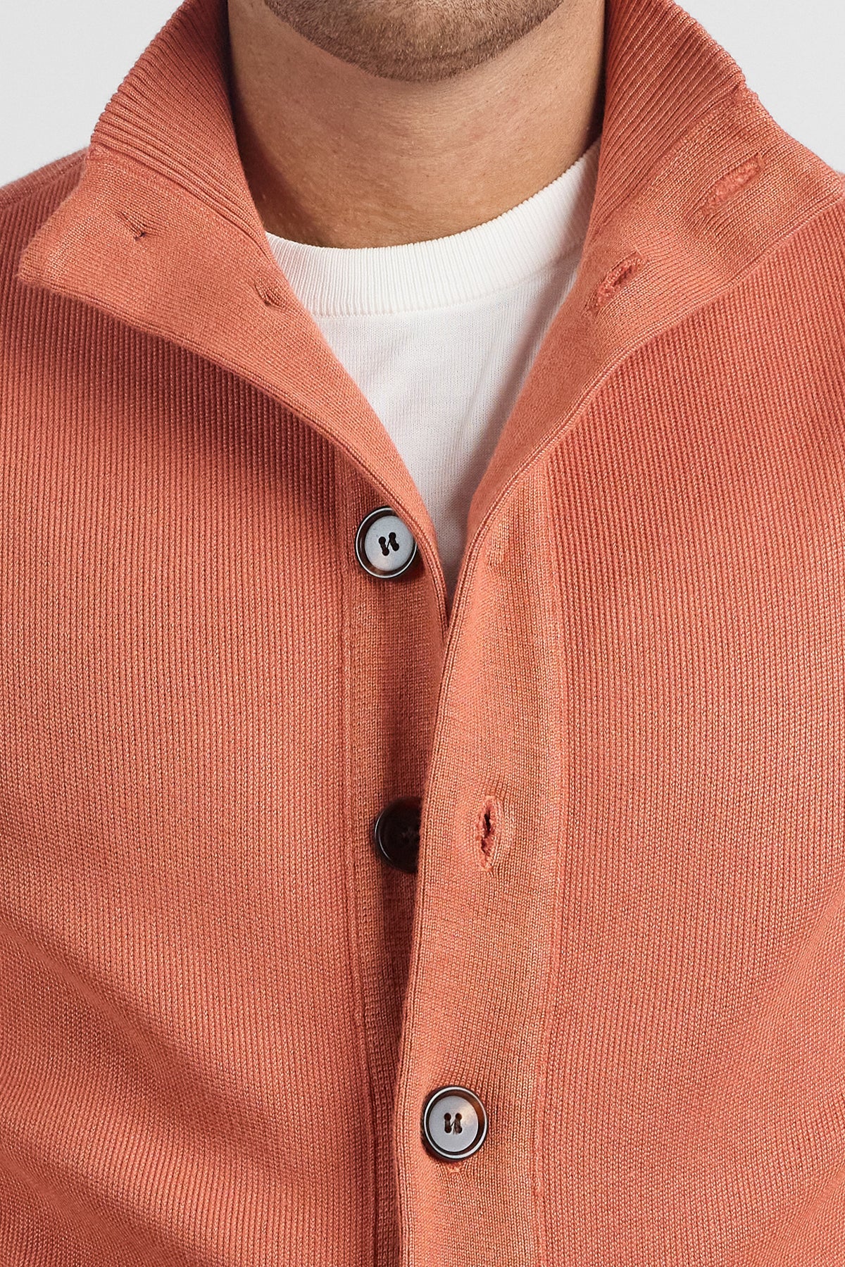 Cardigan Bottoni e Tasche 251069 | Mattone