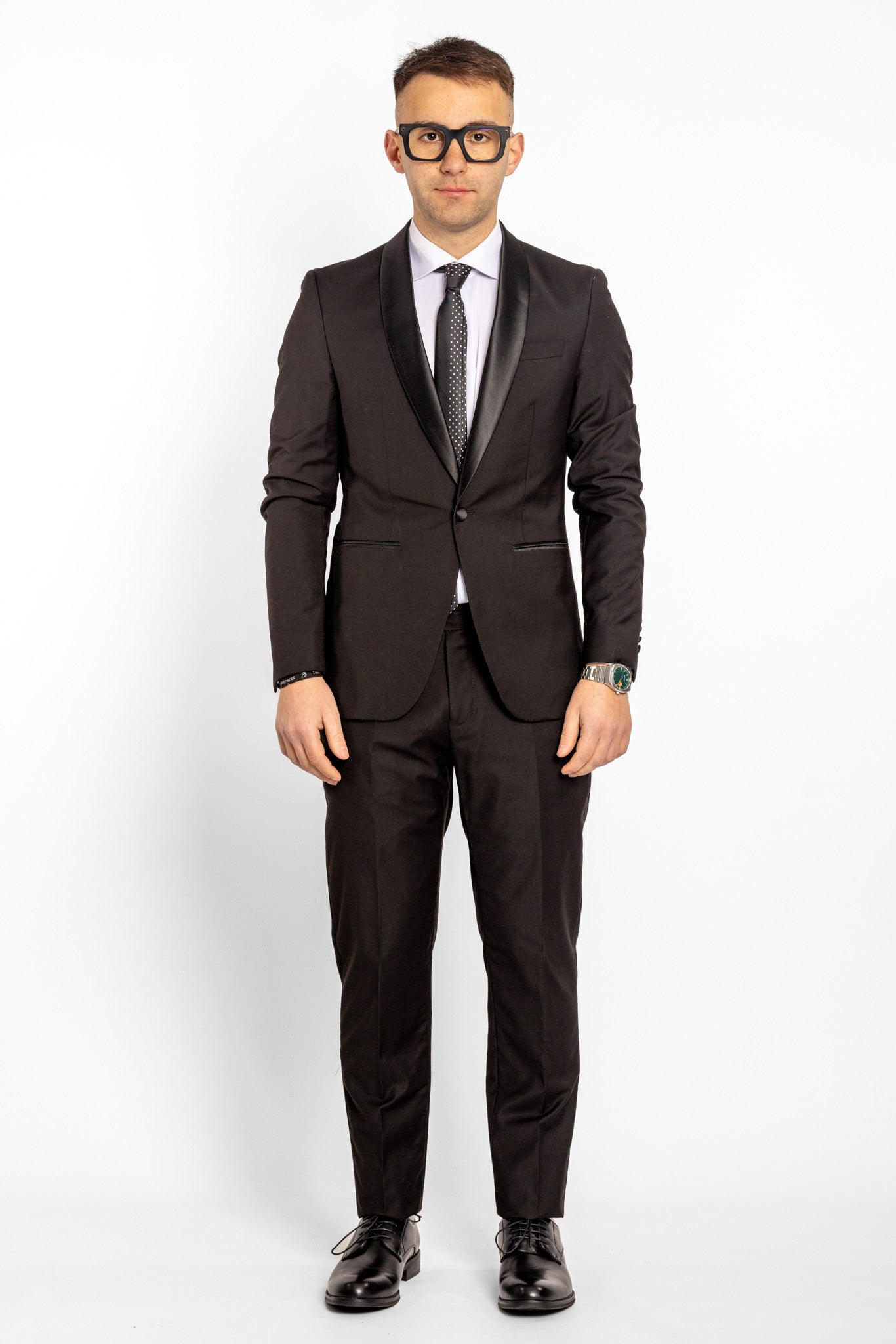 Basic Tuxedo Suit | Black