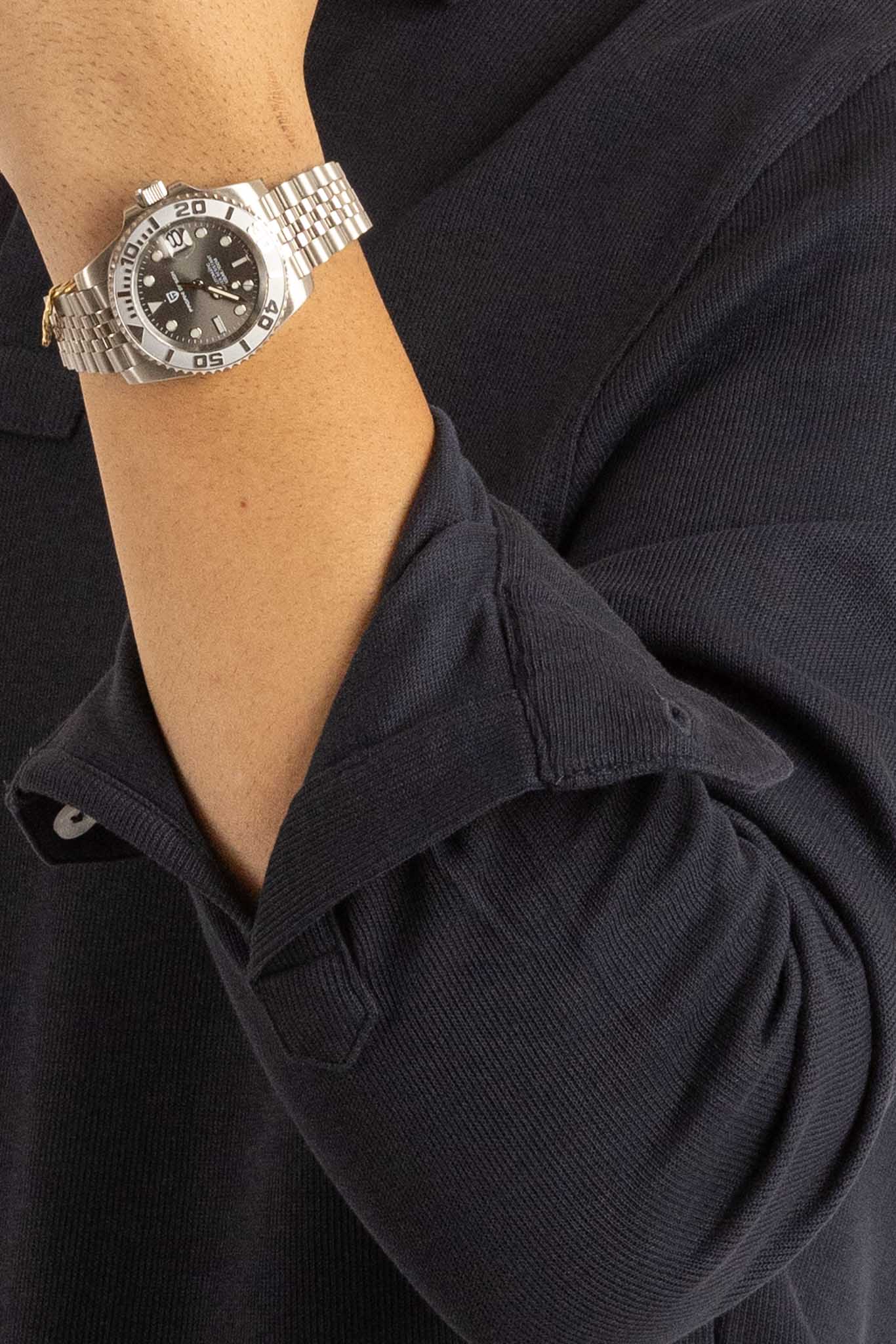 Warm Cotton Ribbed Long-Sleeve Polo | 2 for €50 | Blue