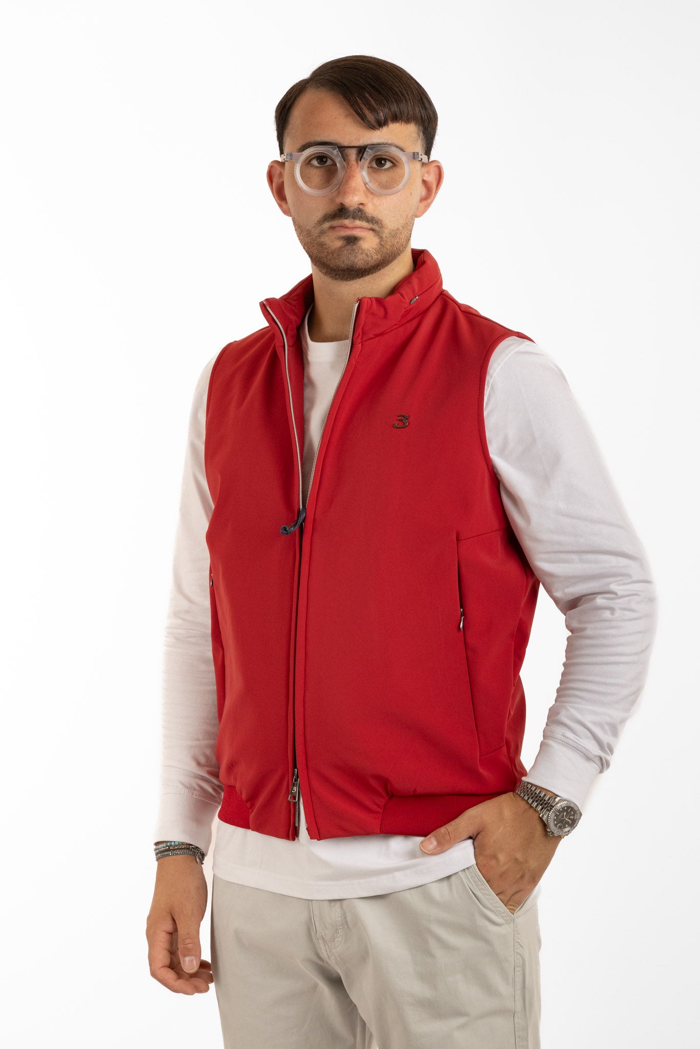 Mutino G1 Water-Repellent Vest | Red