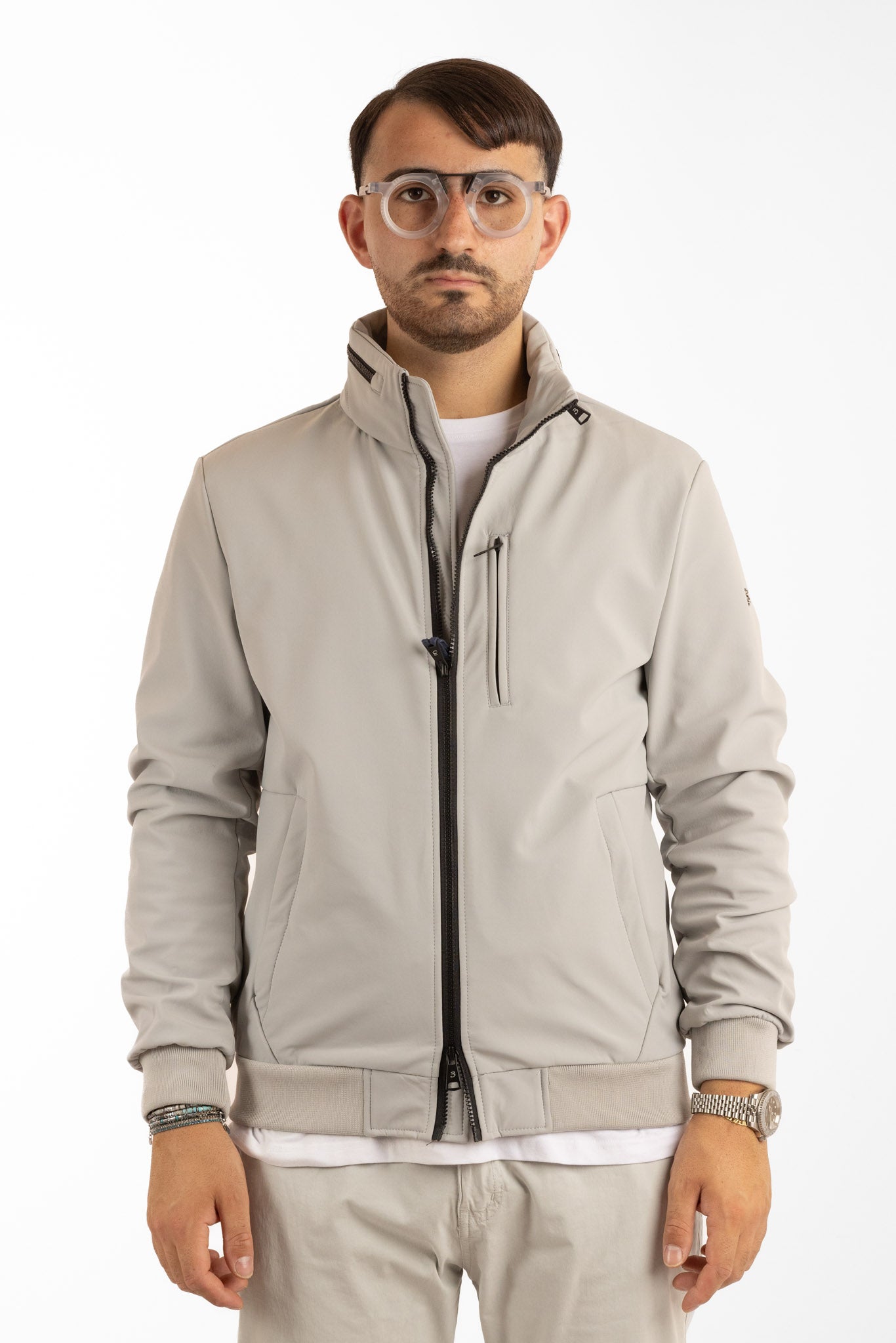 Blouson aviateur Mutino déperlant avec capuche amovible | Glace