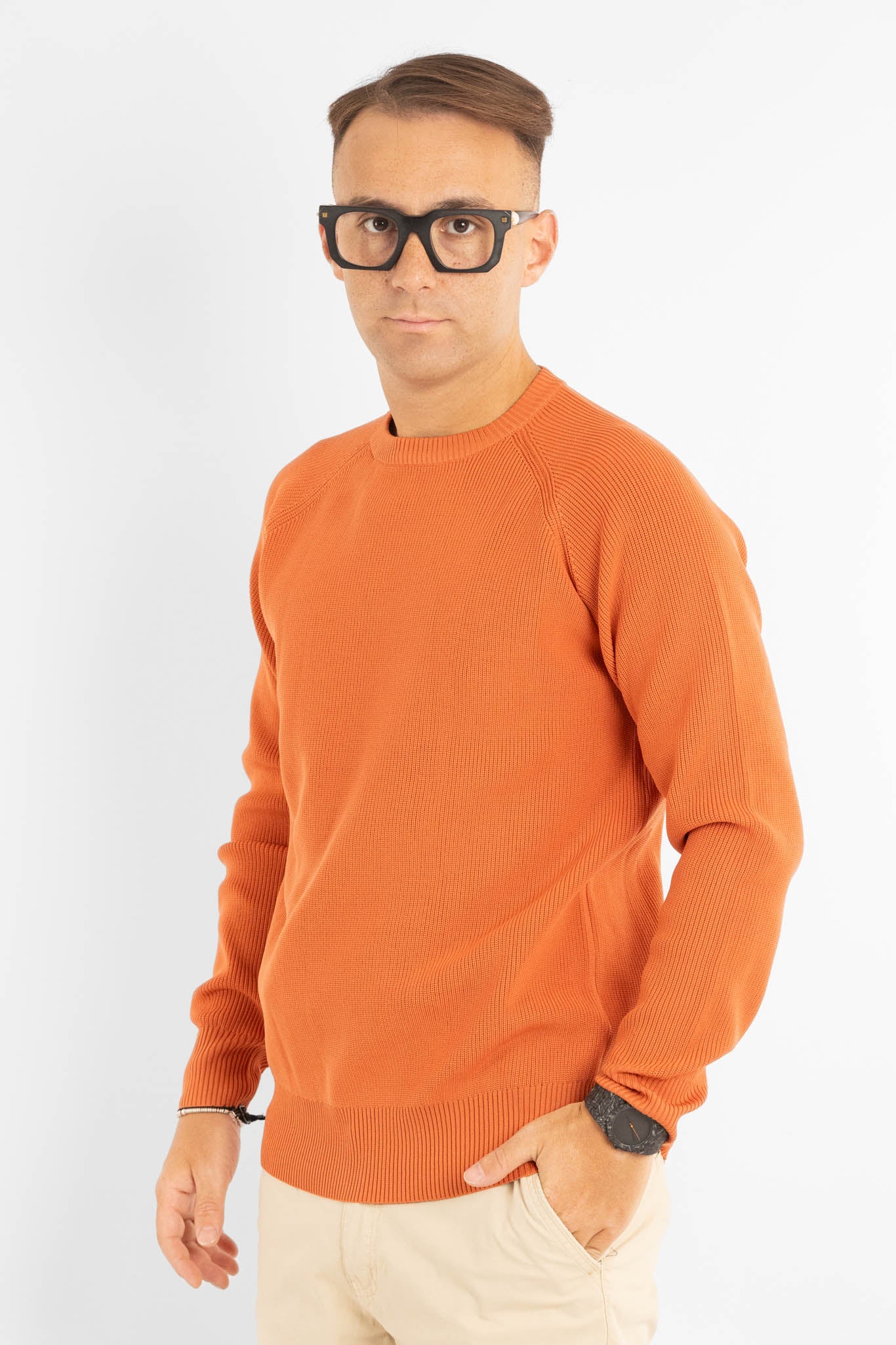 Active Soft Ribbed Sweater 241144 | 2 for €50 | Orange
