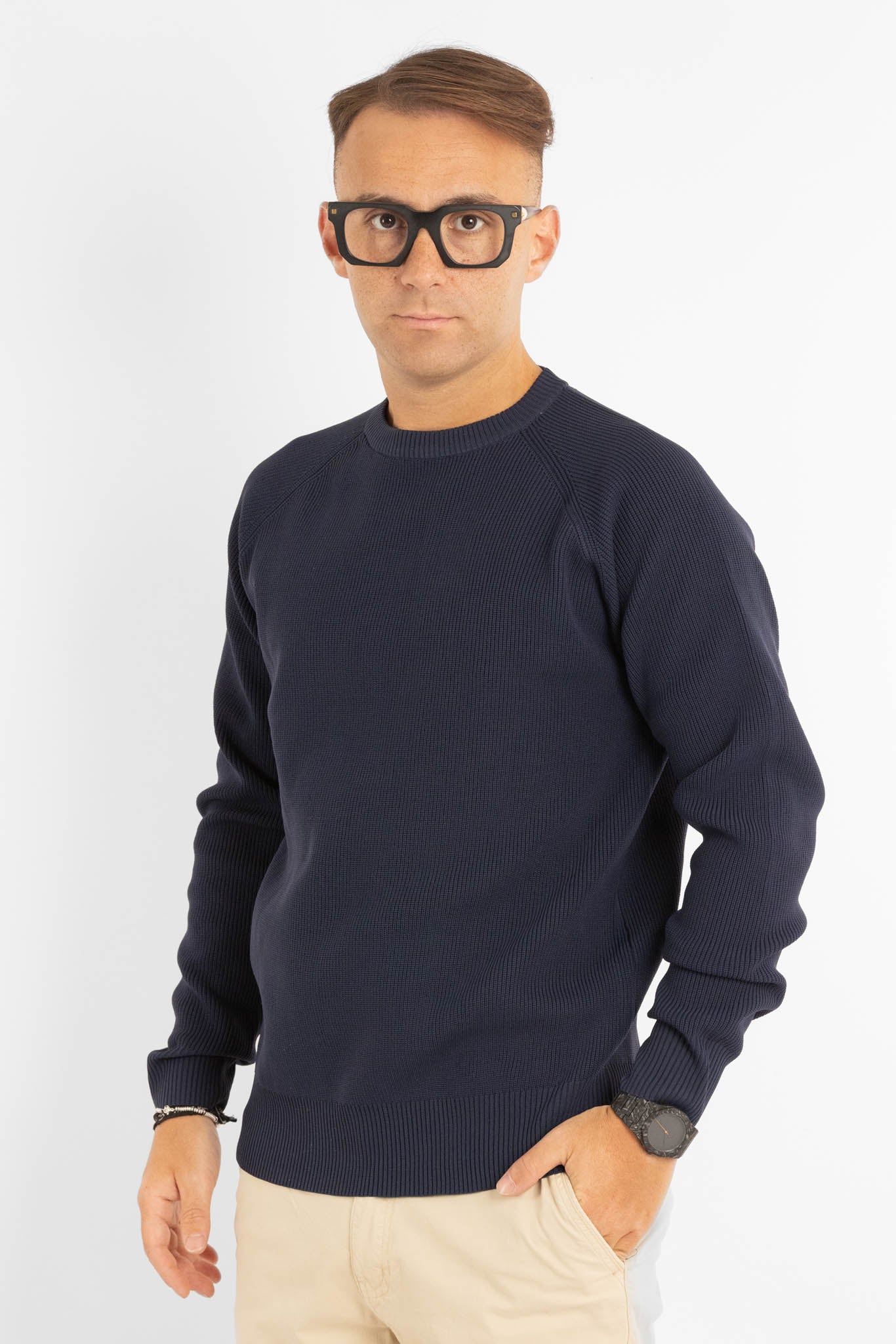 Active Soft Ribbed Sweater 241144 | 2 for €50 | Blue