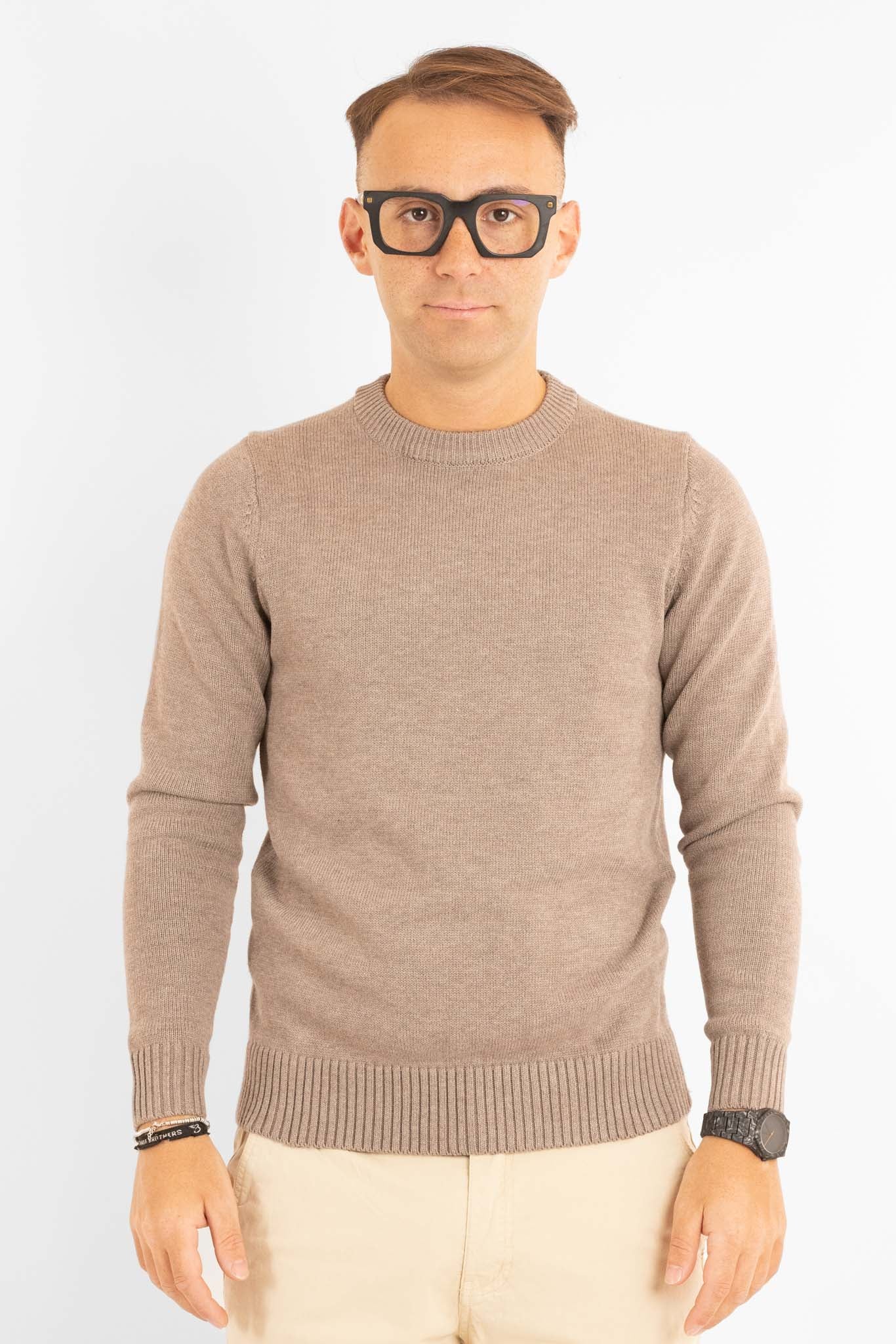 Soft Crewneck Sweater 31154 | 2 for €50 | Mud