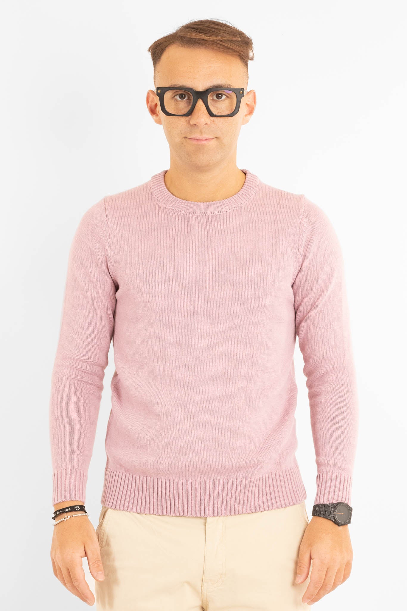 Soft Crewneck Sweater 31154 | 2 for €50 | Pink