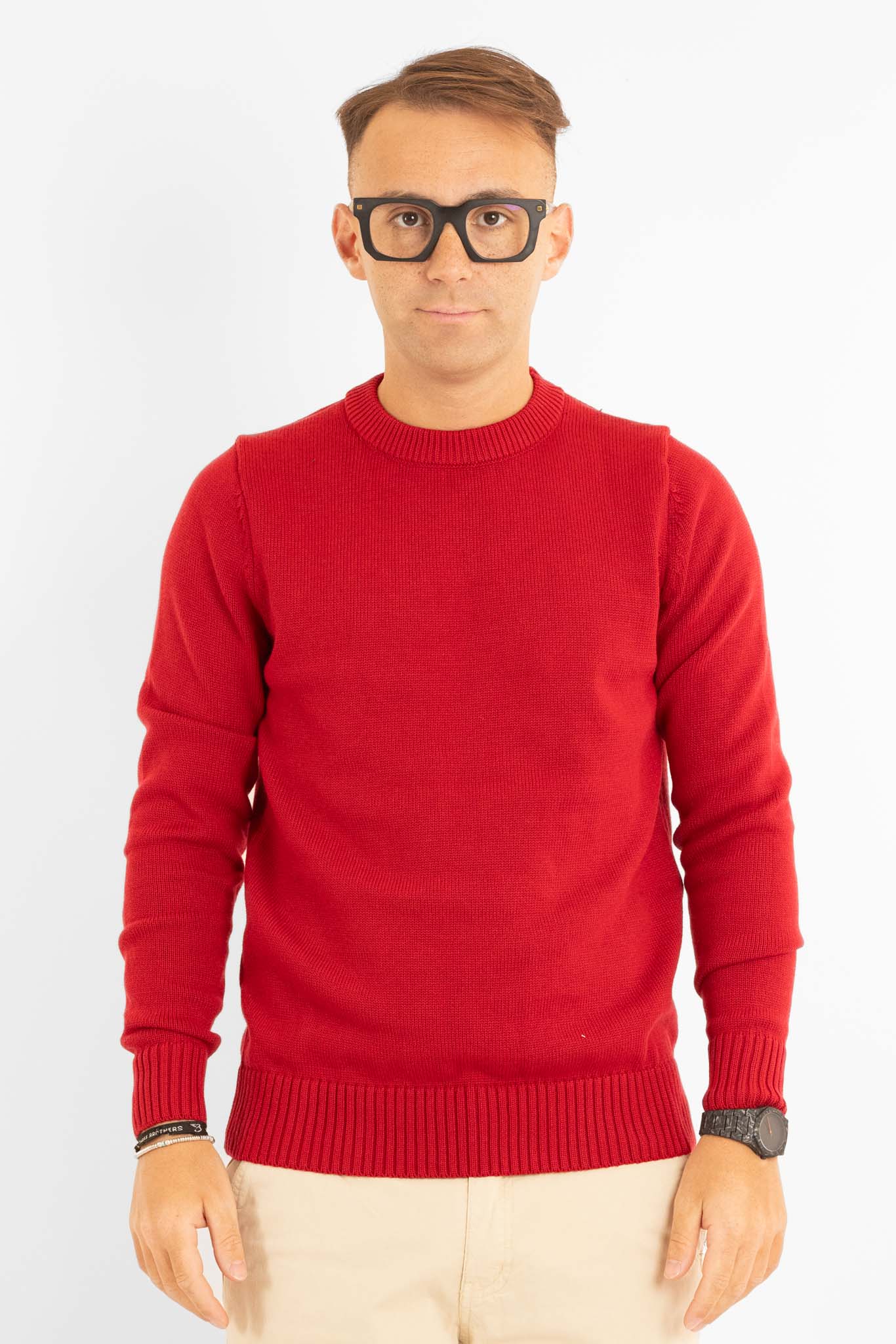 Soft Crewneck Sweater 31154 | 2 for €50 | Bordeaux