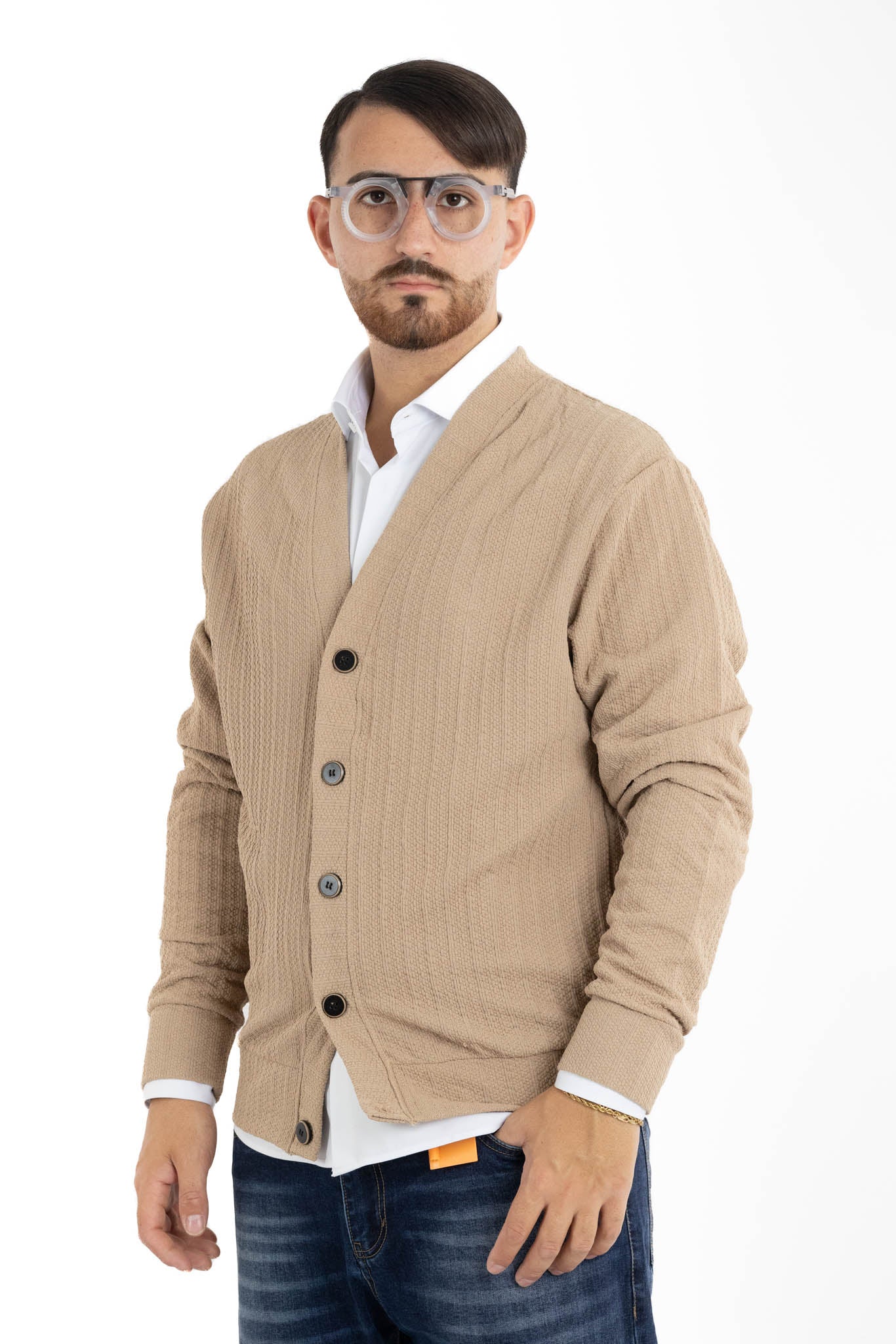 Cardigan Della Nonna con Bottoni 107 | 2 per €40 | Beige