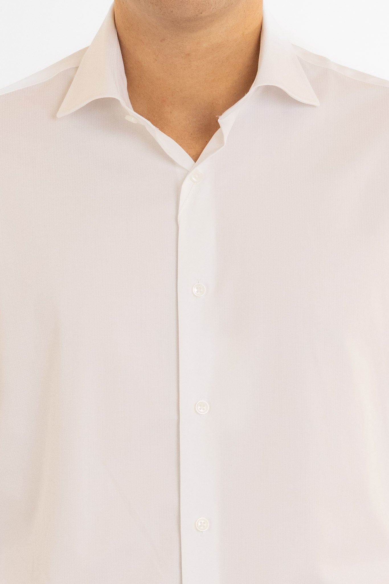 Slim Basic Non-Iron Shirt | White