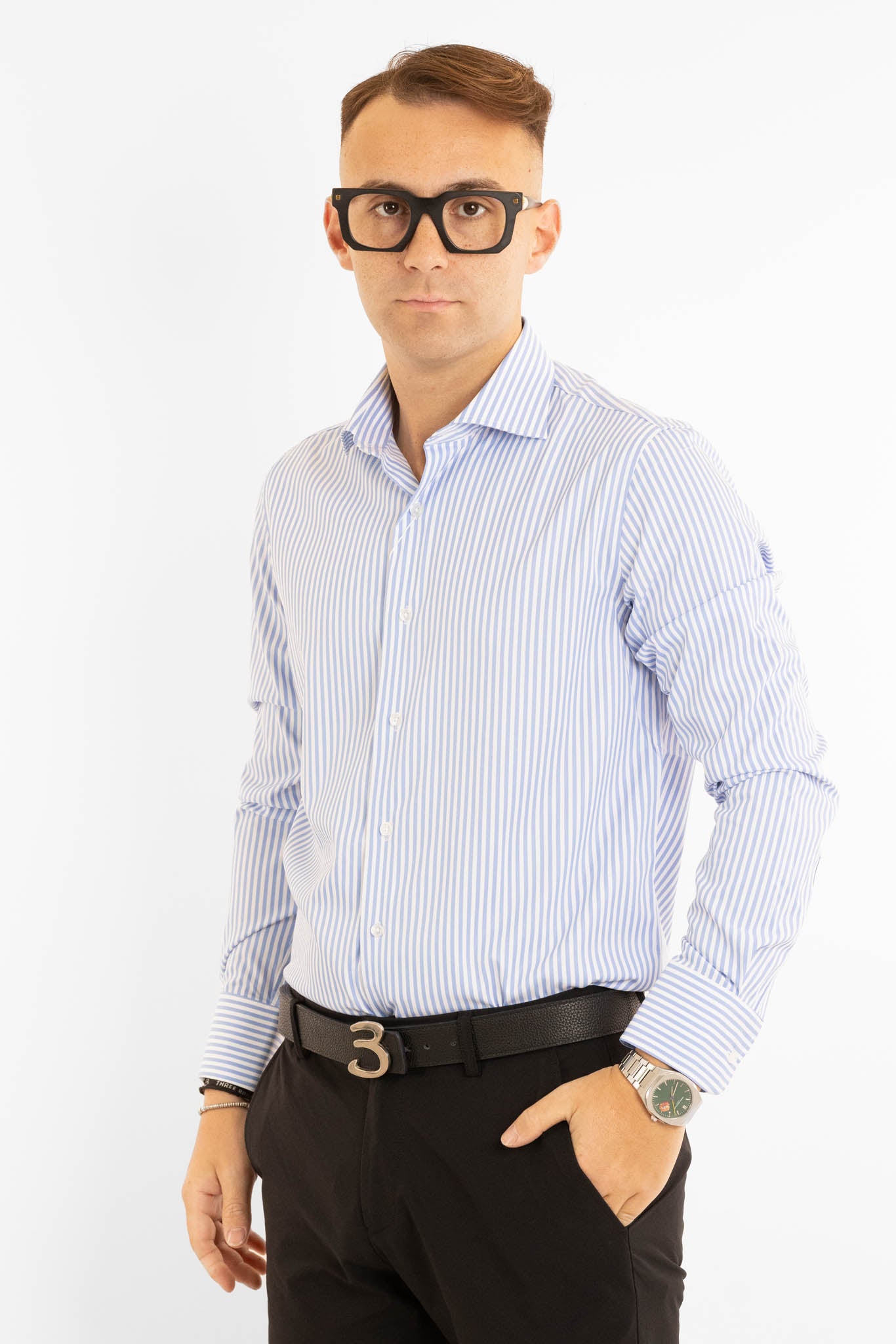 Slim Basic Non-Iron Shirt | White