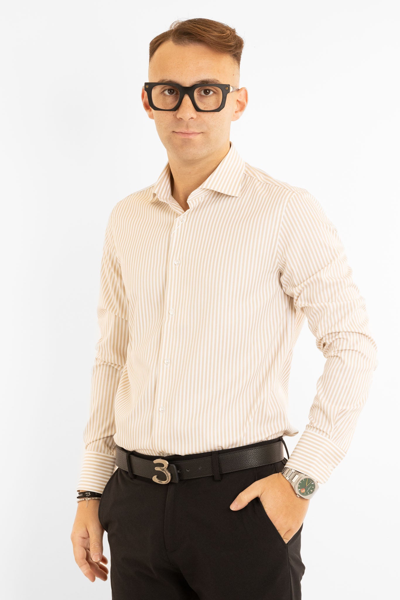 Slim Basic Non-Iron Shirt | White