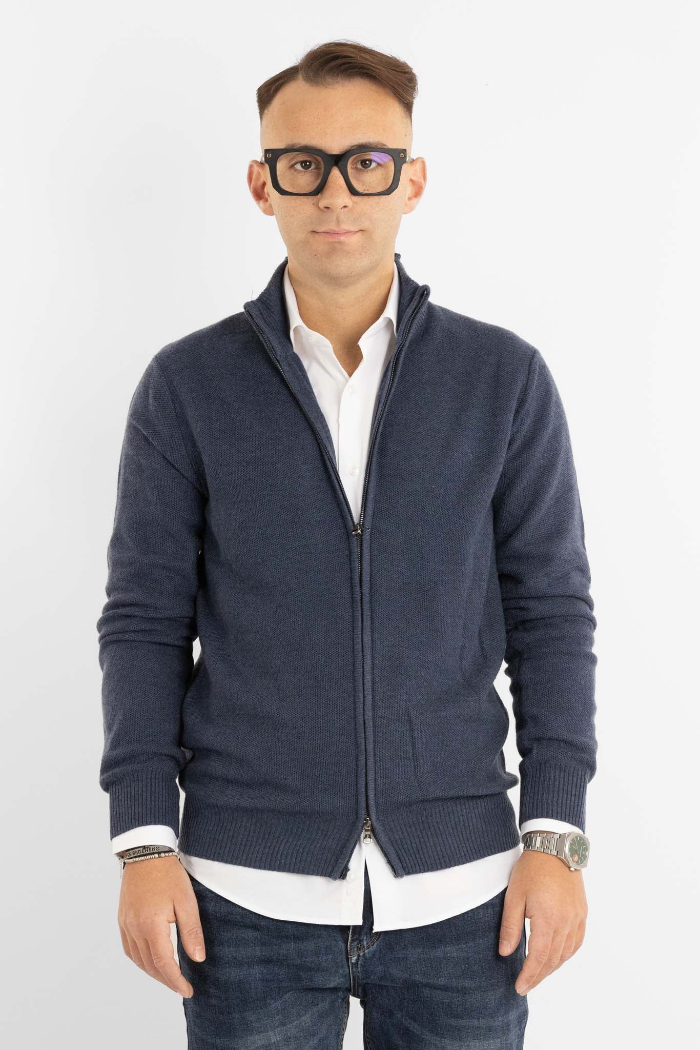 Pullover Zip Intera Chicco di Riso 908 | 2 per €60 | Avion