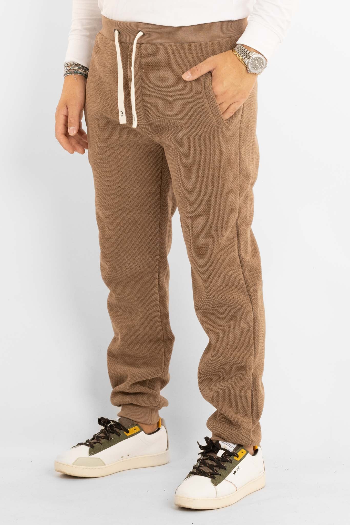 Pantalone di Tuta Ciniglia Basic | Fango