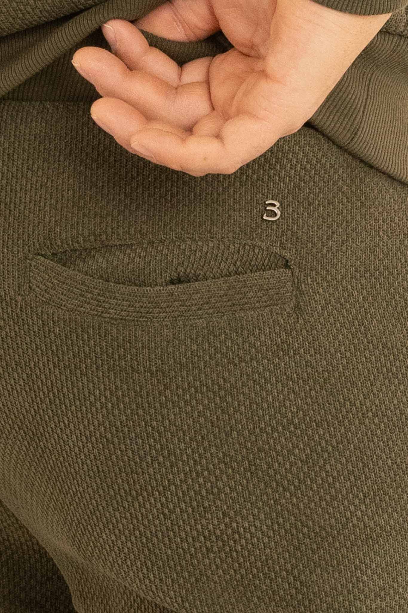 Pantalone di Tuta Ciniglia Cargo | Verde Militare