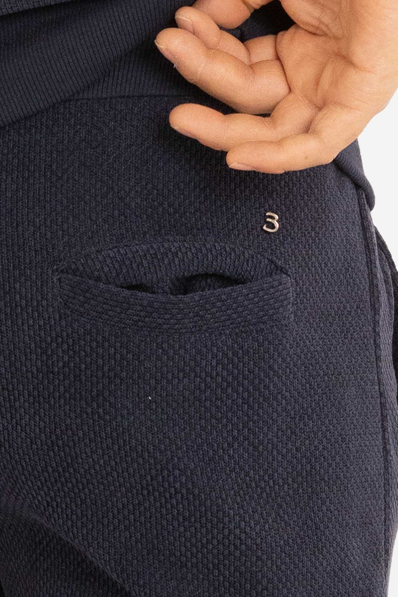 Pantalone di Tuta Ciniglia Cargo | Blu