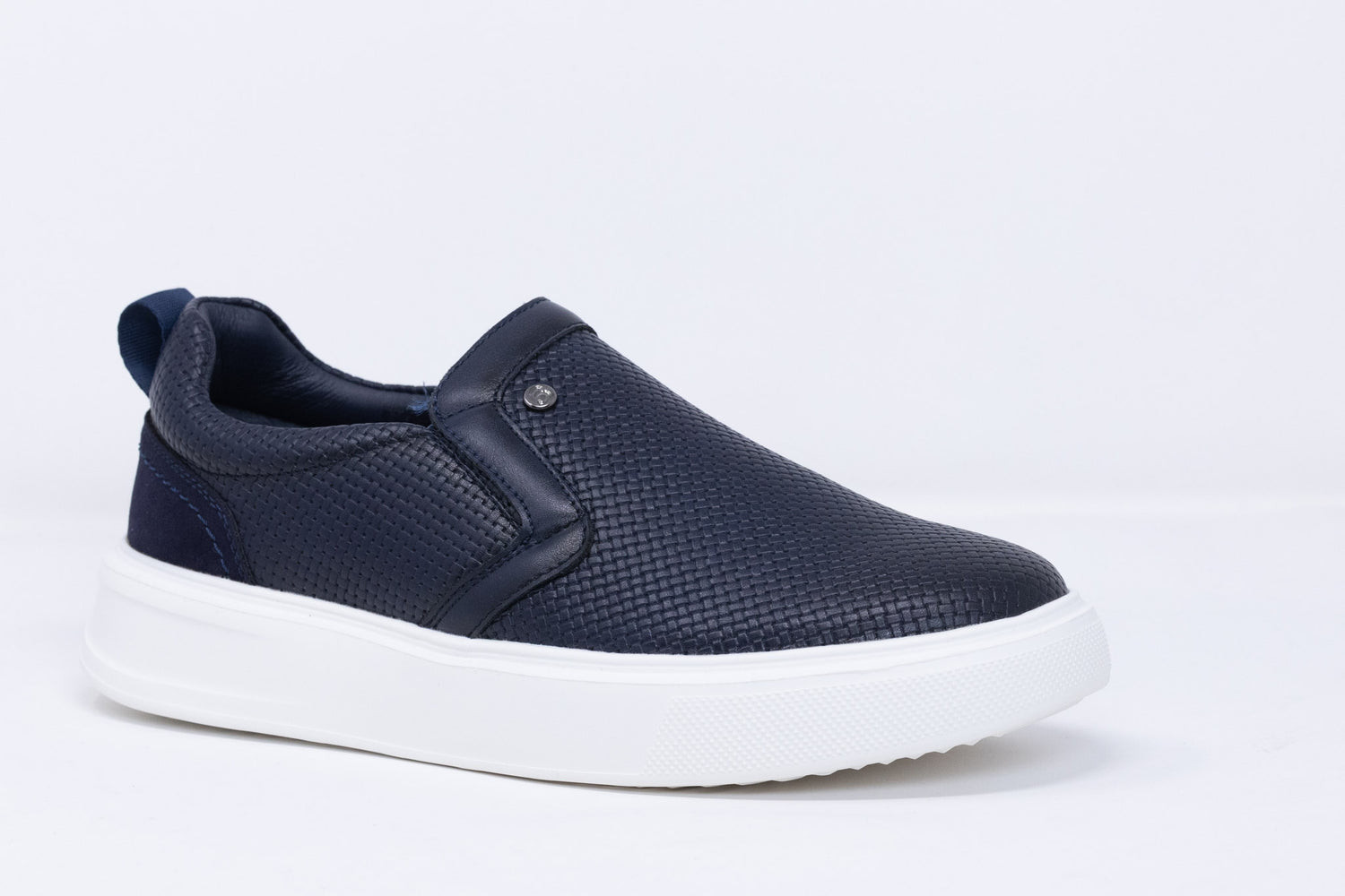 103 Woven Moccasin Sneaker | Blue