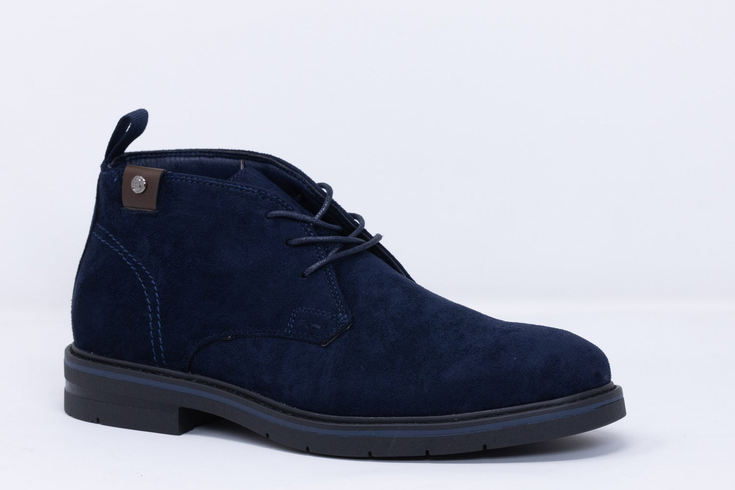 Suede-Effect Ankle Boots 108 | Blue