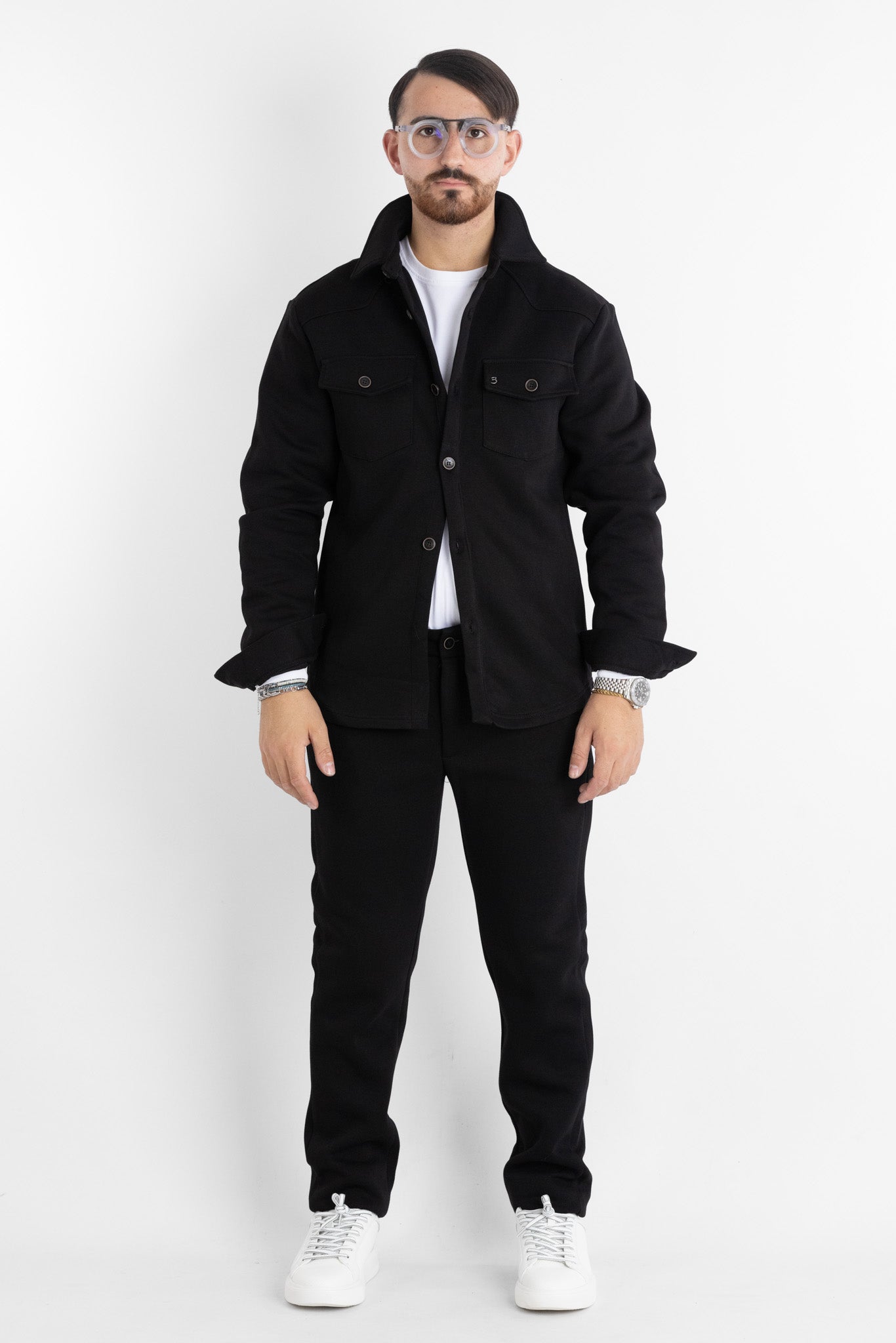 6702 Heavyweight Jersey Jacket | 2 for €60 | Black