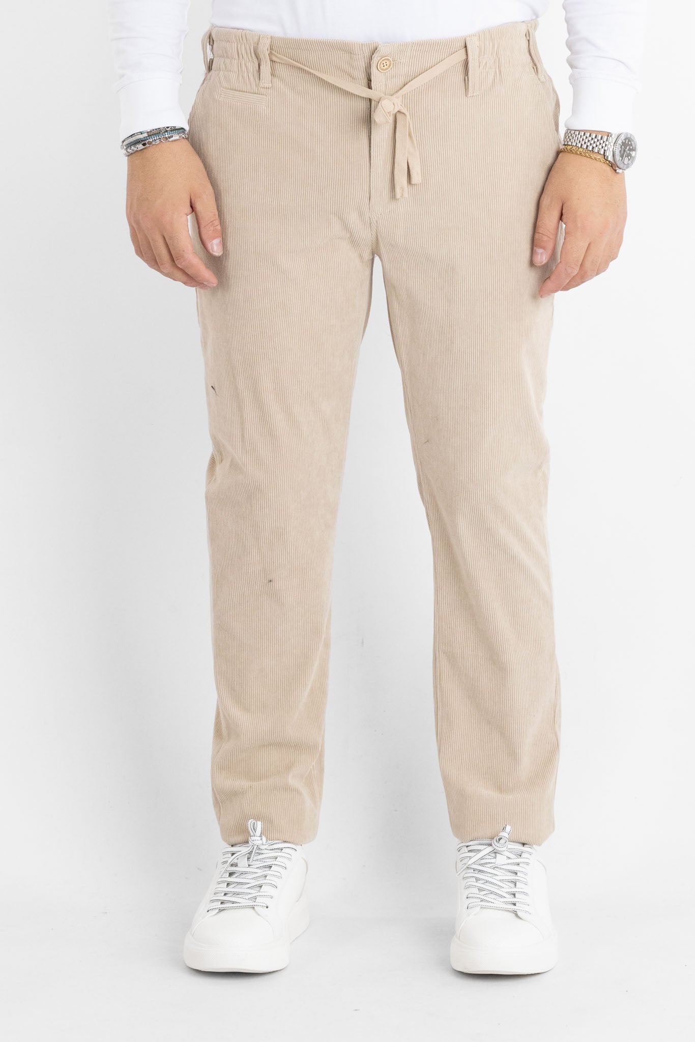 Slim Corduroy Trousers 331 | 2 for €50 | Beige
