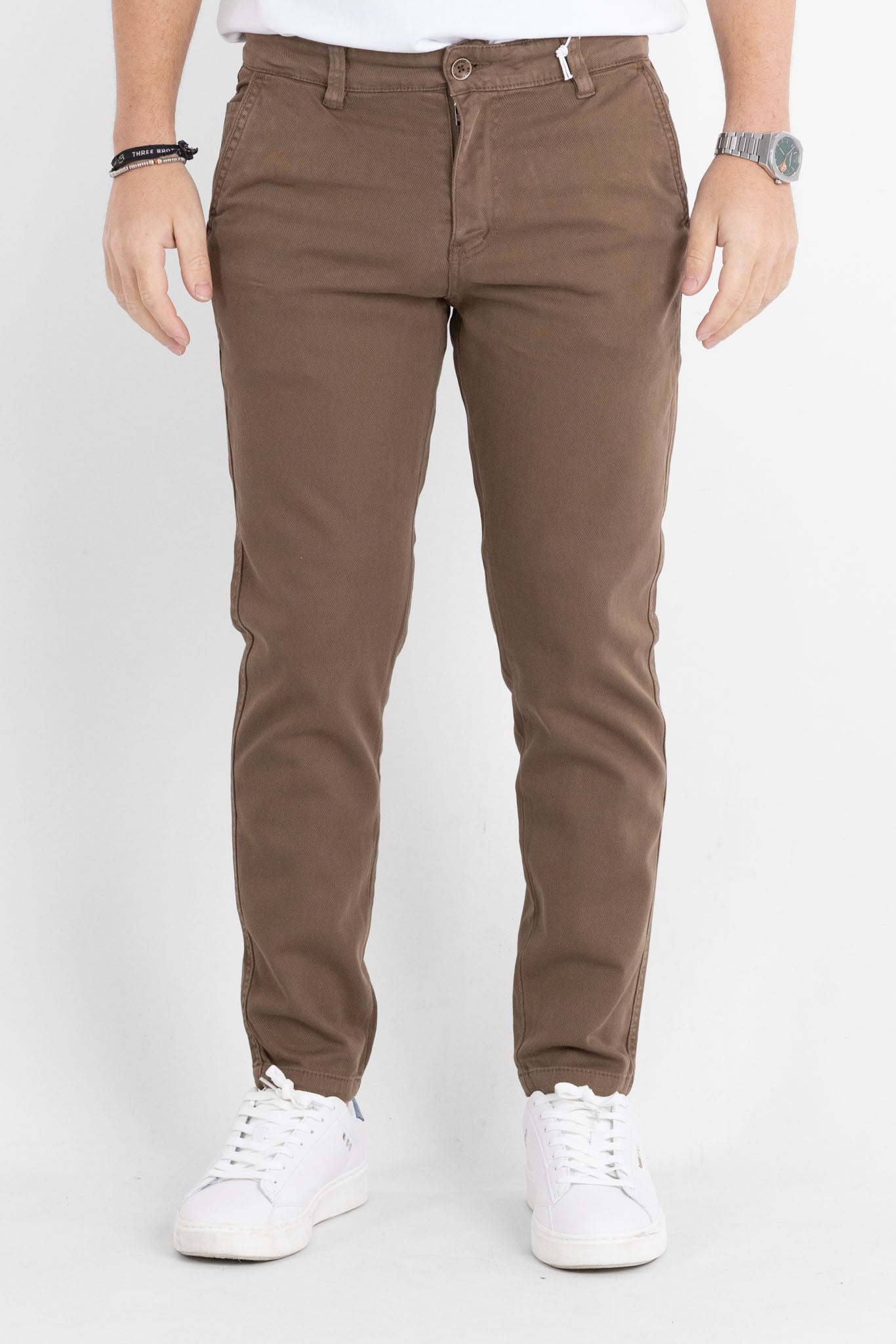 Pantalone Capri Trama Chicco di Riso BR021 | 2 per €60 | Caffè