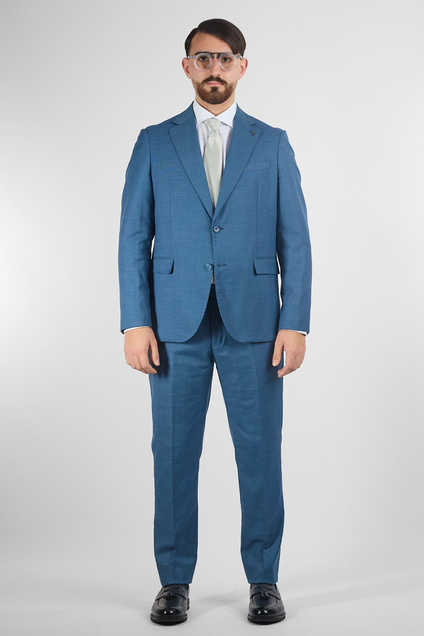 Abito Due Bottoni Basic | Denim