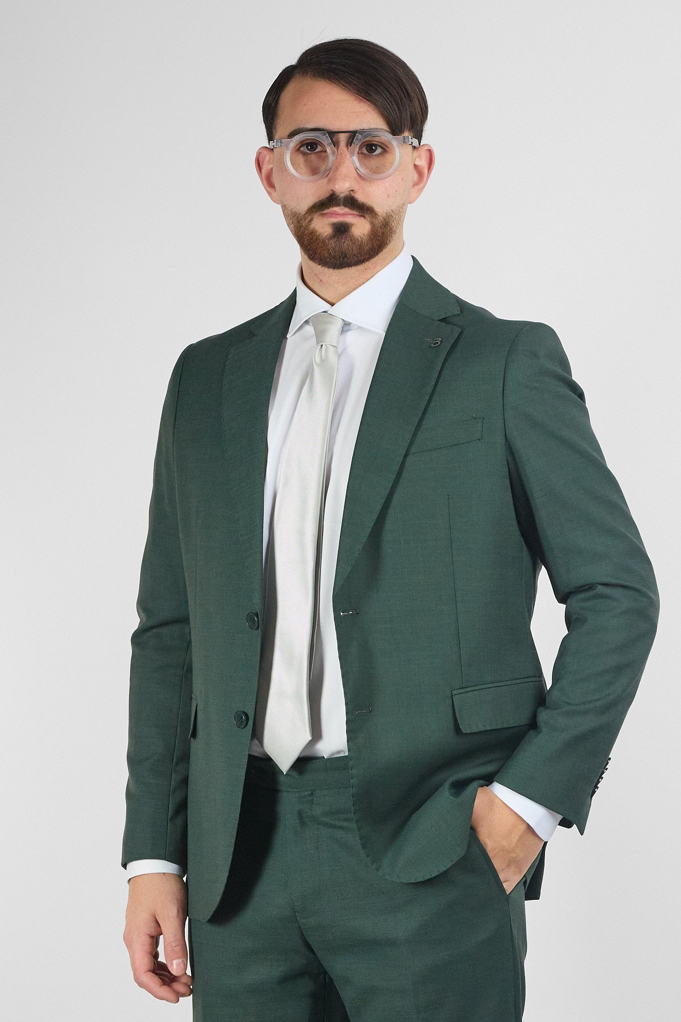 Abito Due Bottoni Basic | Verde