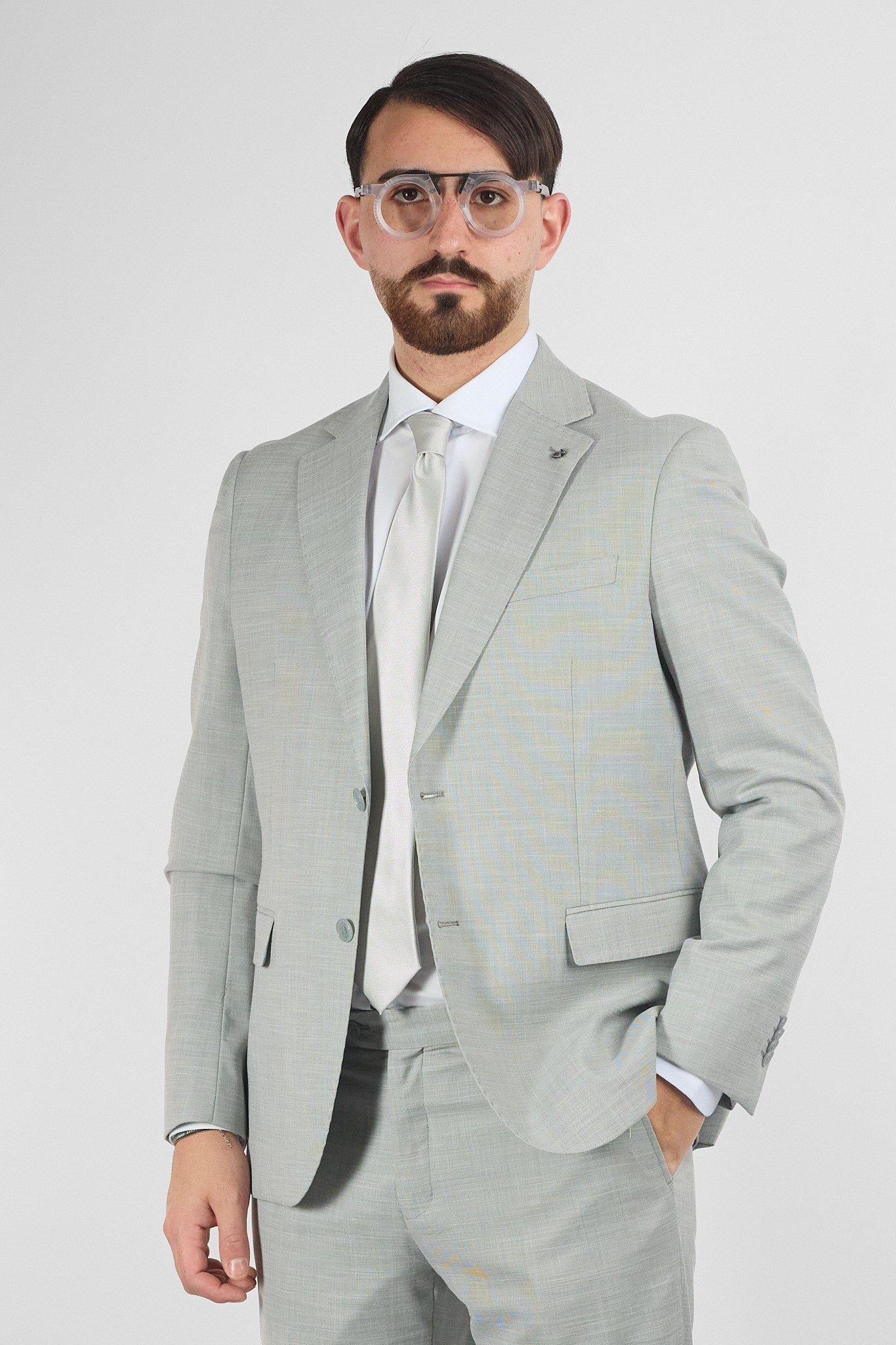 Abito Due Bottoni Basic | Oliva