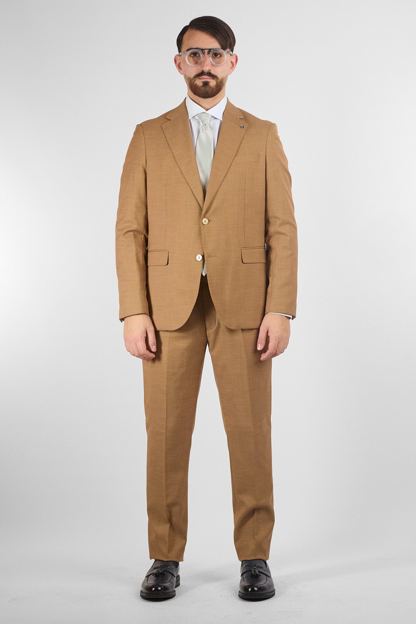 Abito Due Bottoni Basic | Tabacco