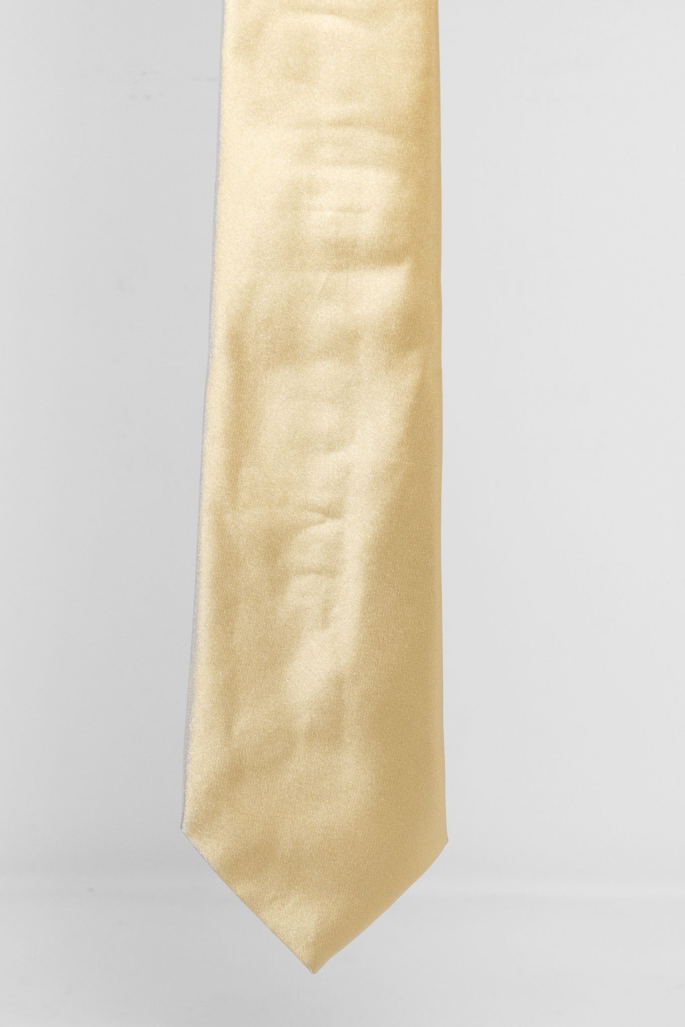 Cravatta Tre Pieghe Tinta Unita Lurex Oro | 2 Per €20