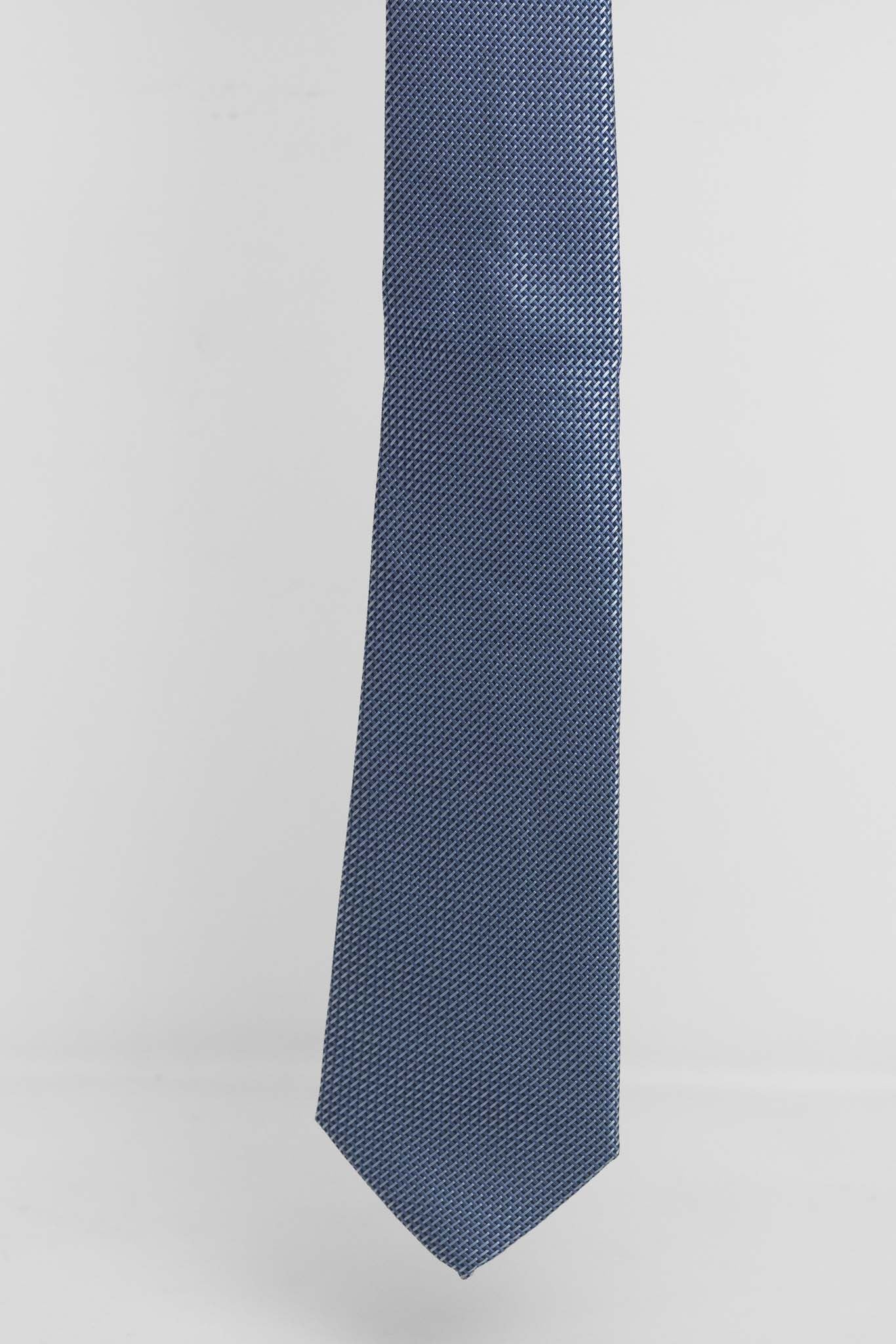 Cravatta Tre Pieghe Trama Geometrica Avion | 2 Per €20