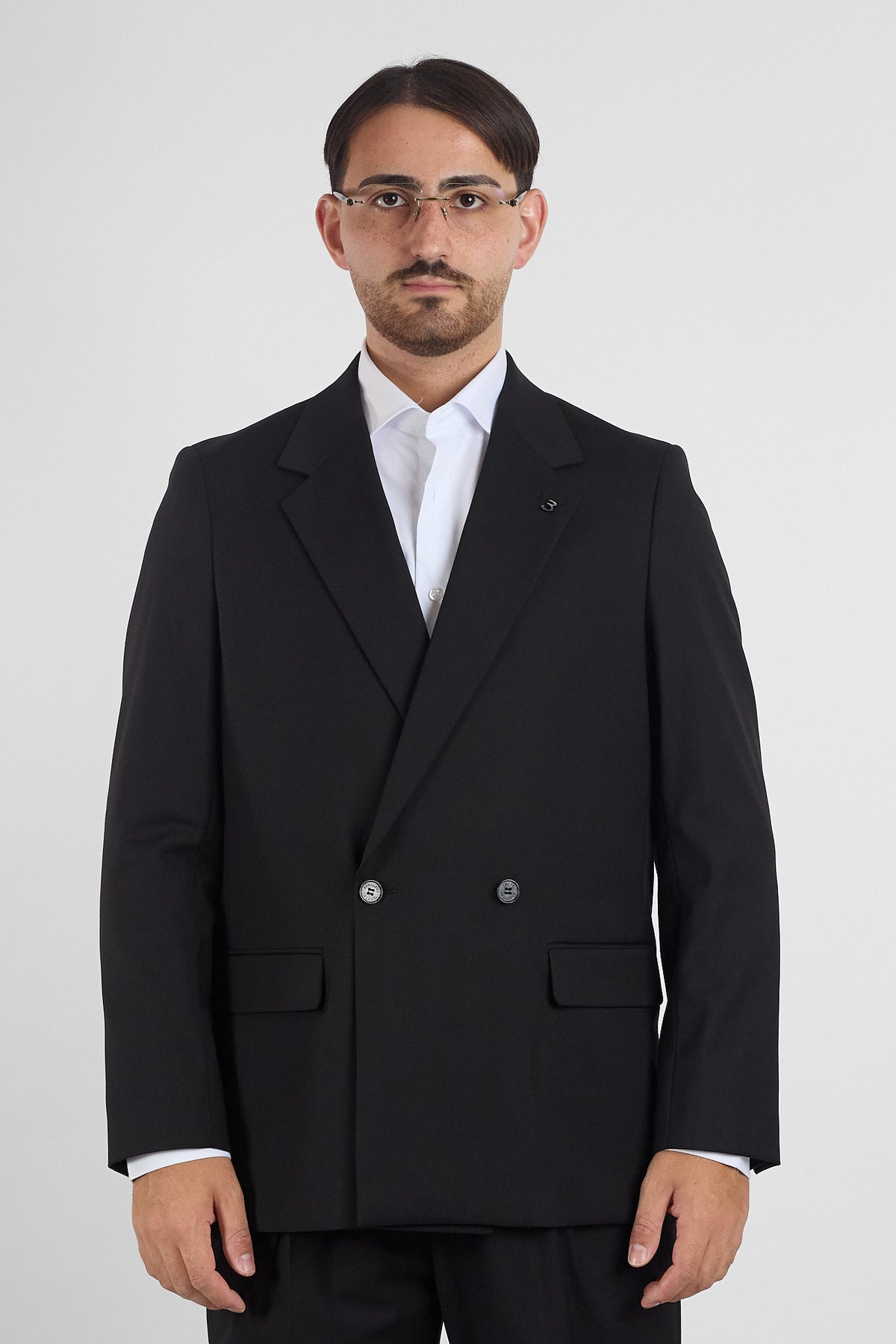 Abito Doppio Petto 2 Bottoni Baggy | Nero