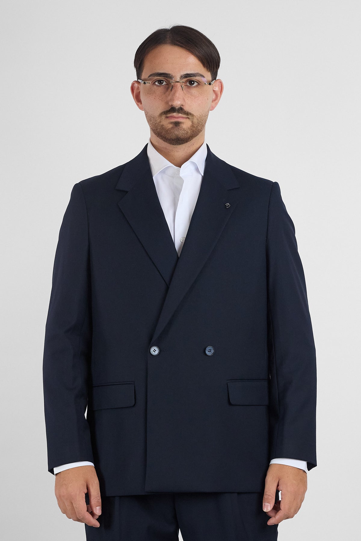 Abito Doppio Petto 2 Bottoni Baggy | Blu