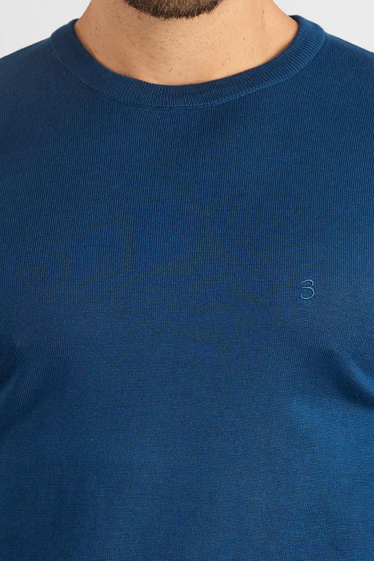 Pullover Girocollo Basic 6001 | 2 per €40 | Denim