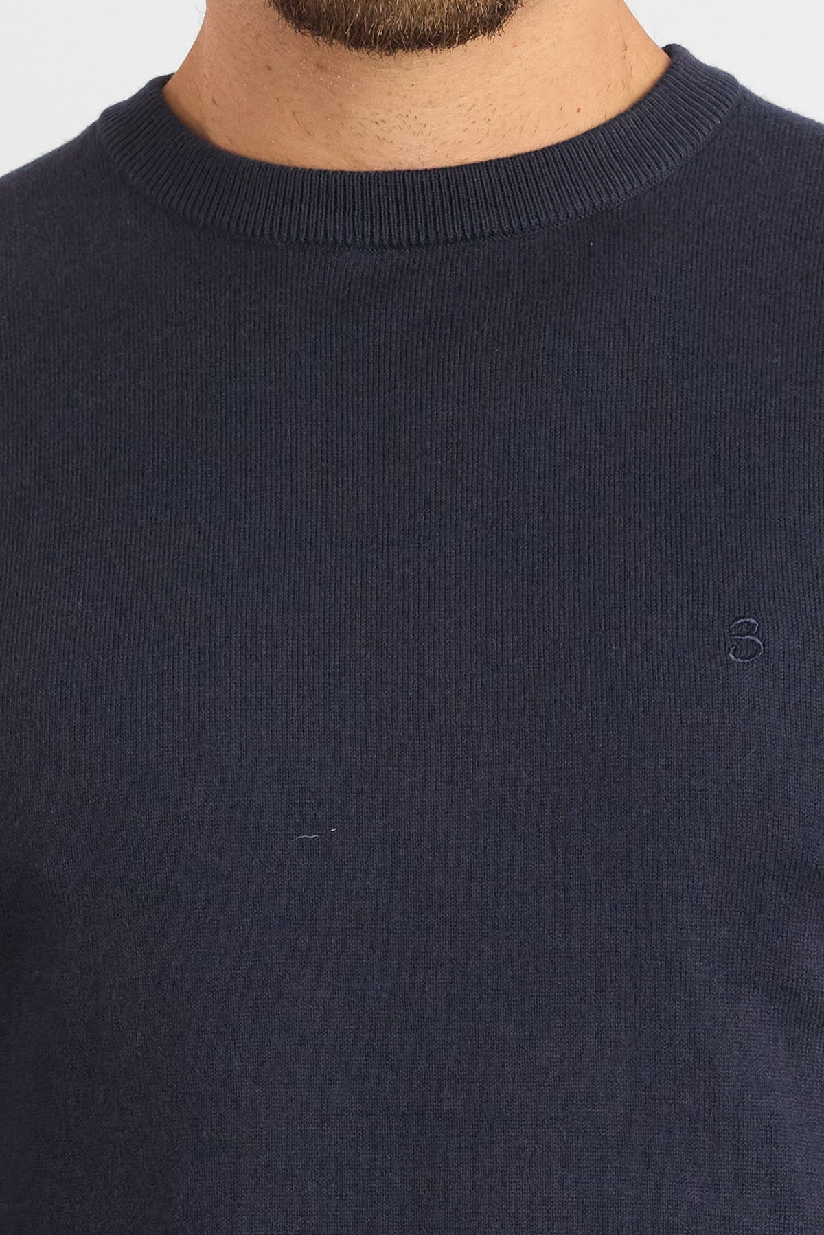 Pullover Girocollo Cashmere Blend 251036 | 2 per €60 | Blu