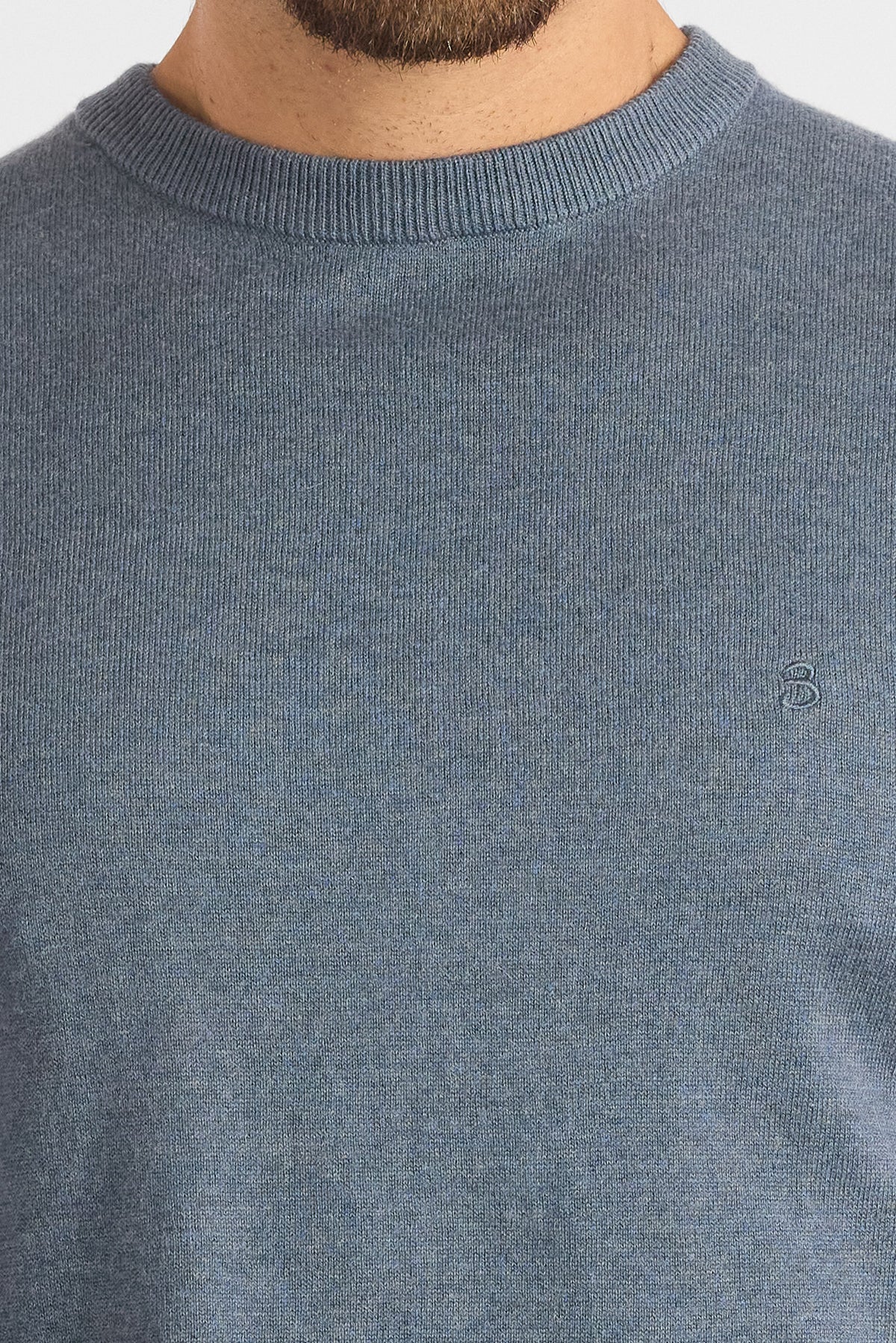 Pullover Girocollo Cashmere Blend 251036 | 2 per €60 | Denim